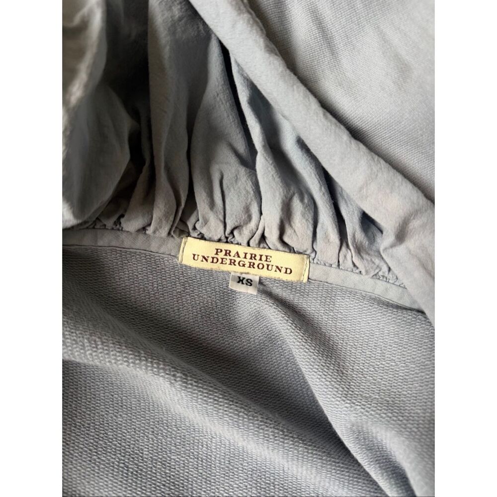 Prairie Underground Long Cloak Hoodie Full Zip Blue XS - Picture 4 of 12